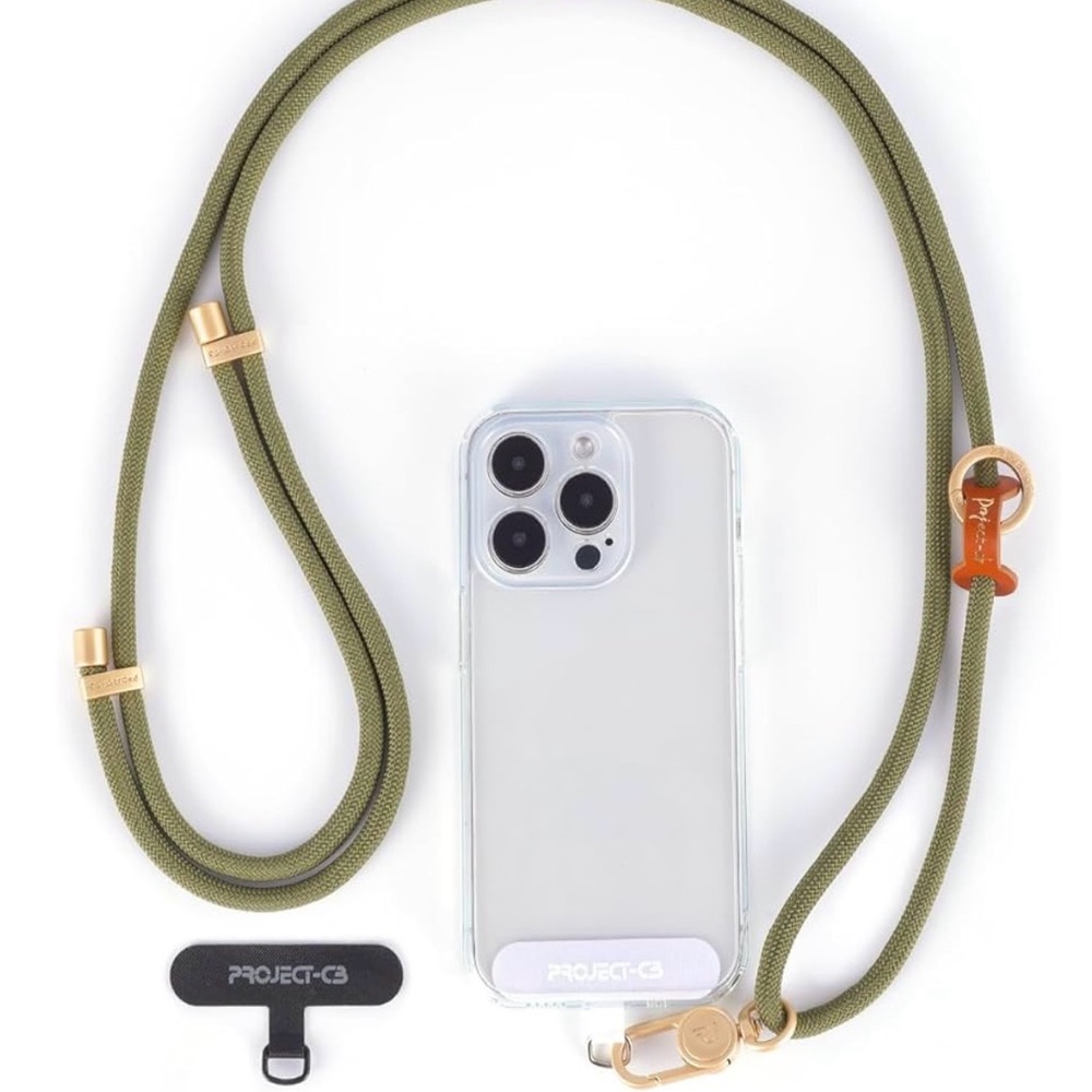 Stylish green and orange phone lanyards. Perfect for hands-free convenience.